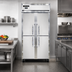 Thumbnail image #2 for Continental Refrigerator 2FSENHD Slim Line Two-Section Half-Door Reach-In Freezer