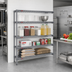 Thumbnail image #2 for Eagle Valu-Master Add-On Wire Shelving Unit, 4-Tier, 72 x 24 x 74 Inches, Pewter Gray Epoxy