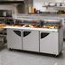 Thumbnail image #2 for Turbo Air Super Deluxe 72-5/8-Inch 3-Section Mega Top Sandwich/Salad Prep Table with Clear Lids