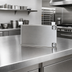 Thumbnail image #2 for Eagle Group 18 Inch Double Knob Stainless Steel Foot Bracket for Cantilevered Shelving