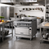 Thumbnail image #2 for Vulcan V Series 24-Inch Heavy Duty Gas Range with 4 Open Burners and Cabinet Base