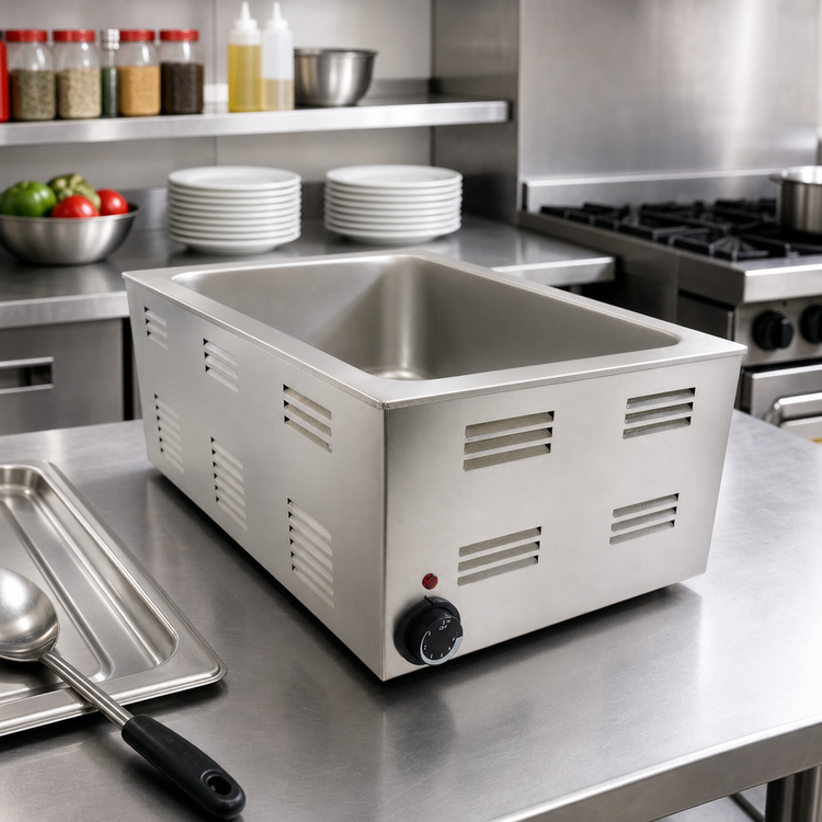 Product image #2 for Thunder Group SEJ81000C 3.5 Qt Wet Well Countertop Food Warmer with Heat Vent