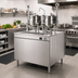 Thumbnail image #2 for Cleveland Range 36-Inch Dual 6-Gallon Electric Steam Kettle Cabinet Base with 24 kW Boiler