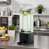 Thumbnail image #2 for Mission 3-Gallon Square Glass Beverage Dispenser with Ice Chamber, Drip Tray, and Black Powder-Coated Metal Base