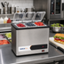 Thumbnail image #2 for Nemco 9020-1 Thermoelectric Countertop Cold Condiment Chiller with 1/3 Size Pan and Clear Hinged Lid