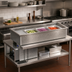 Thumbnail image #2 for Randell RCP-3N Narrow Drop-In Refrigerated Cold Pan, 3-Pan Capacity