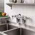Thumbnail image #2 for T&S Brass Wall-Mount Double Pantry Sink Mixing Faucet, Less Nozzle