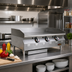 Thumbnail image #2 for RedHots Chef's Line Extra-Deep 24-Inch Countertop LP Gas Griddle with Thermostatic Controls