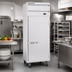 Thumbnail image #2 for Beverage-Air P Series One-Section Pass-Thru Freezer with Solid Swing Doors, Top-Mounted Self-Contained Refrigeration, 22.9 Cu. Ft.