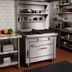 Thumbnail image #2 for Southbend Platinum 32-Inch Modular Gas Countertop Range with 2 Open Burners and 16-Inch Charbroiler