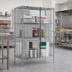 Thumbnail image #2 for Eagle Group QuadTruss Stationary Chrome-Plated Security Cage with Padlock-Ready Double Doors, 63-1/4