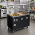 Thumbnail image #2 for Vollrath 2-Series Affordable Portable Deluxe 4-Well Mobile Sealed-Well Hot Food Station with Buffet Breath Guard