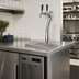 Thumbnail image #2 for Perlick Lucky Tower Air-Cooled Direct Draw Beer Dispensing Kit, 2 Faucets, Polished Chrome