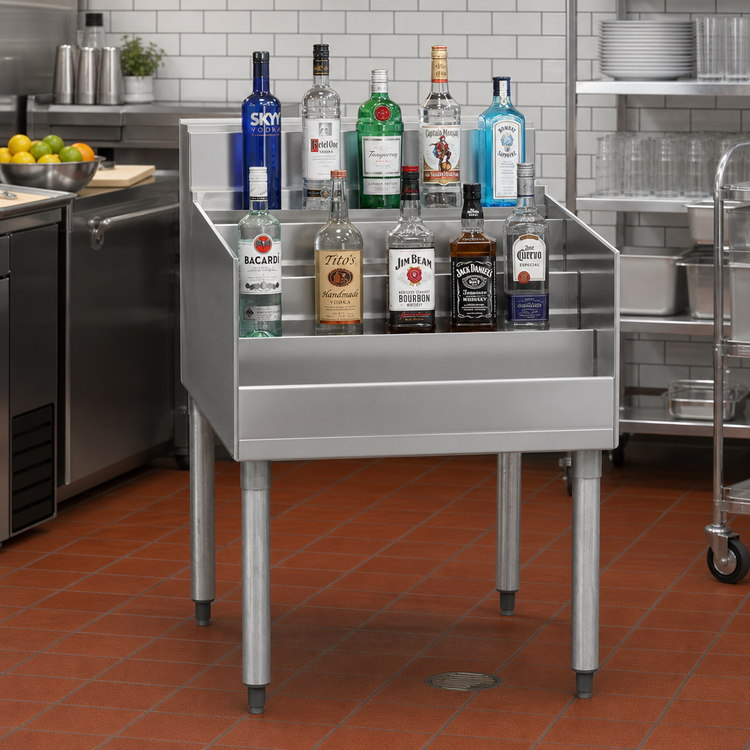 Product image #2 for Eagle Group 2200 Series 24-Inch Freestanding 4-Step Liquor Display Unit