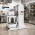 Thumbnail image #2 for Univex Silverline SL120LB Floor Model Overturnable Spiral Mixer with Built-In Lifter, 265 lb. Dough Capacity, 2-Speed