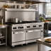 Thumbnail image #2 for Wolf Challenger XL 60-Inch Gas Restaurant Range with 10 Open Burners and 2 Standard Ovens
