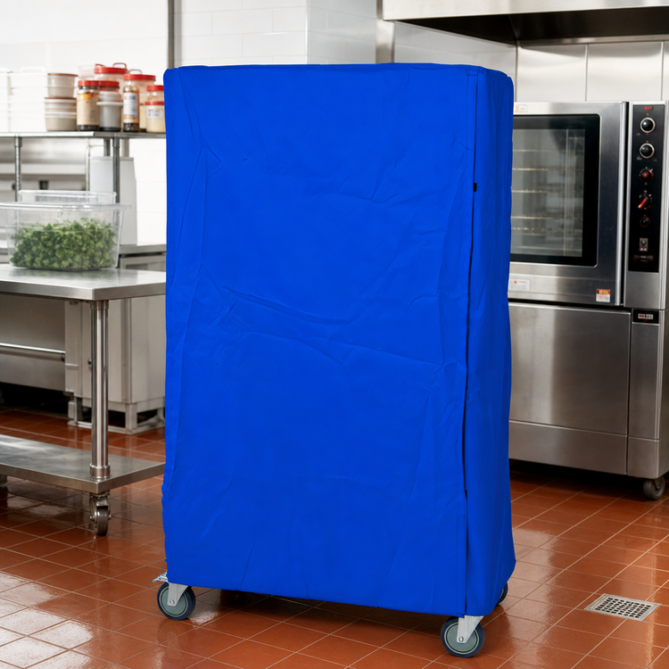 Product image #2 for Quantum Blue 400 Denier Nylon Wire Cart Cover for 18 x 48 x 74 Inch Carts
