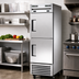 Thumbnail image #2 for True T-Series 1-Section Dual Temperature Reach-In Refrigerator/Freezer with 2 Half Doors, 27 1/8 Inch Wide