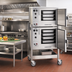 Thumbnail image #2 for AccuTemp Steam'N'Hold Two-Compartment Boilerless Convection Steamer with Stand and Casters, Electric, 240V