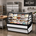 Thumbnail image #3 for True 59-1/4-Inch Curved Glass Refrigerated Bakery Display Case with Glass End Panels