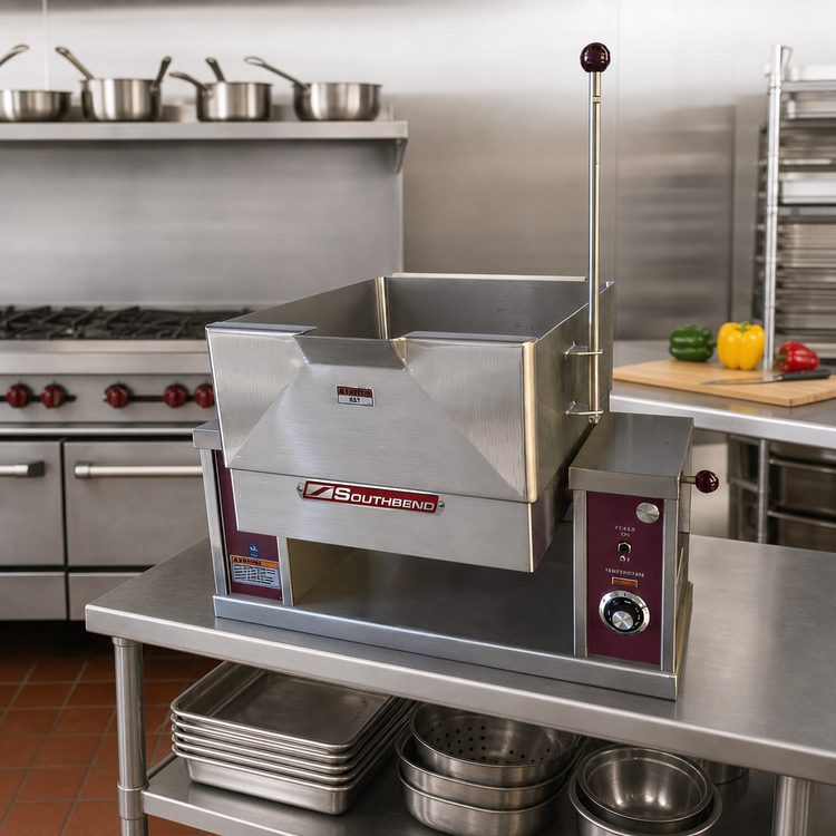 Product image #2 for Southbend 12-Gallon Electric Countertop Tilting Skillet, Manual Tilt