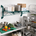 Thumbnail image #2 for Quantum Cantilever Single Shelf Post Wall-Mount Shelf Kit, 24 x 18 Inch, Green Epoxy