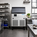 Thumbnail image #2 for Eurodib USA Resolute Ice Systems ICB28080 Full-Size Dice Ice Machine with Integrated 80 lb Bin, Air-Cooled, 280 lb/Day