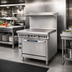 Thumbnail image #2 for Imperial Spec Series 36-Inch Heavy Duty Modular Gas Hot Top Range with (2) 18-Inch Hot Tops