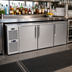 Thumbnail image #2 for Krowne LS84 84-Inch Three-Door Refrigerated Low-Profile Back Bar Storage Cabinet