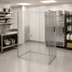 Thumbnail image #3 for Mobile Security Cage Panels Only with 2 Swing Doors, Chrome-Plated Carbon Steel