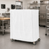 Thumbnail image #2 for Metro White Uncoated Knitted Polyester Banquet Cart Cover, 72