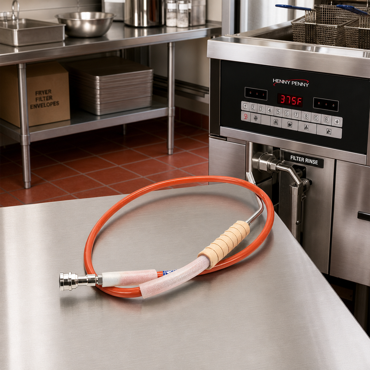 Product image #2 for Filter Rinse Hose with Female Quick Disconnect for Henny Penny Fryers