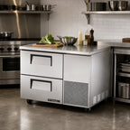 Thumbnail image #2 for True Mfg. - General Foodservice TUC-44D-2-HC 44.5-Inch Deep Undercounter Refrigerator, 2 Drawers, Stainless Steel