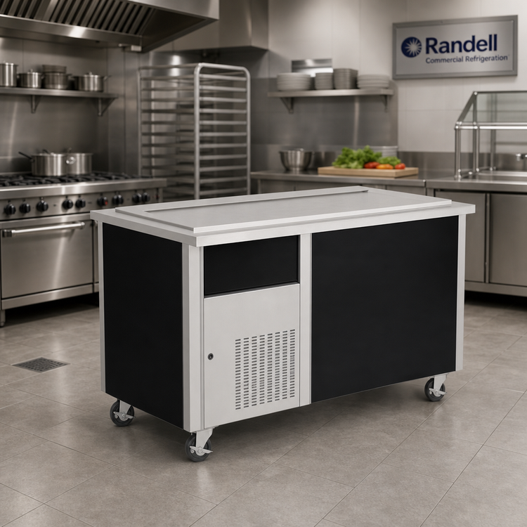 Product image #2 for Randell 36-Inch Mobile Modular Open-Base Refrigerated Frost Top Serving Station