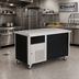 Thumbnail image #2 for Randell 36-Inch Mobile Modular Open-Base Refrigerated Frost Top Serving Station