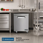 Thumbnail image #2 for Hoshizaki Economy EUF27A 27-Inch One-Section Undercounter Freezer, 6.33 Cu. Ft., Stainless Steel, Solid Door