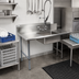 Thumbnail image #2 for 48-Inch Heavy Duty Straight Soiled Dishtable with Left-to-Right Operation and Pre-Rinse Sink