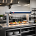 Thumbnail image #2 for Hatco Glo-Ray Designer Dual Infrared Strip Heater, 87-1/2-Inch Wide, 6-Inch Spacing, 3000W, Aluminum Finish