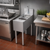 Thumbnail image #2 for Perlick Tobin Ellis Signature 12-Inch Freestanding Single-Bowl Underbar Utility Sink with Glass Rinser and 6-Inch Backsplash