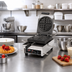 Thumbnail image #2 for Krampouz Single Round Countertop Commercial Waffle Maker, 120V, Easy-Clean System