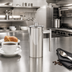 Thumbnail image #2 for Elegance Double-Wall Stainless Steel Mirror Finish Coffee Pot, 16 oz.