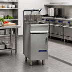 Thumbnail image #2 for Imperial (Middleby) IRF-40-OP Range-Match Gas Open-Pot Fryer, 40 lb, Thermostatic, Stainless Steel