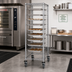 Thumbnail image #2 for Quantum Mobile End-Load Full-Size Tray Cart, 38-Tray Capacity, Chrome-Plated Steel Wire