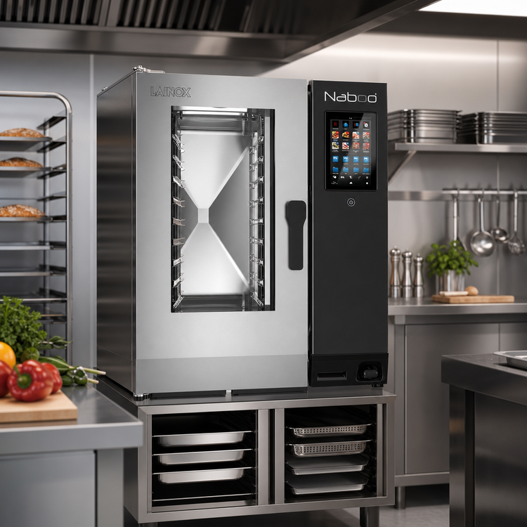 Product image #2 for Lainox Naboo 5.0 Large Model 10 x 1/1 GN Electric Combi Oven with Touchscreen Controls