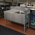 Thumbnail image #2 for Advance Tabco Prestige 1-Compartment Underbar Sink Unit with Left Drainboard and Faucet, 36 W x 20 D x 36 H