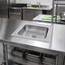 Thumbnail image #2 for Advance Tabco Smart Series Single Bowl Drop-In Sink, 23 x 21 Inch, 7 1/2 Inch Deep, 304 Stainless Steel