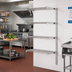 Thumbnail image #2 for Eagle Group 4-Tier Add-On Wire Shelving Unit, 24 x 24 x 63 Inches, Stainless Steel Finish