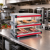 Thumbnail image #2 for Hatco Glo-Ray Designer Horizontal Countertop Hot Food Display Warmer with 2 Shelves