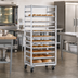 Thumbnail image #2 for New Age Mobile Full-Height Side-Loading Aluminum Bun Pan Rack, 12 Pan Capacity for 18 x 26 Inch Pans