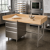 Thumbnail image #2 for Advance Tabco 48-Inch x 30-Inch Bakers' Table with Wood Top and 3-Tier Left Drawers